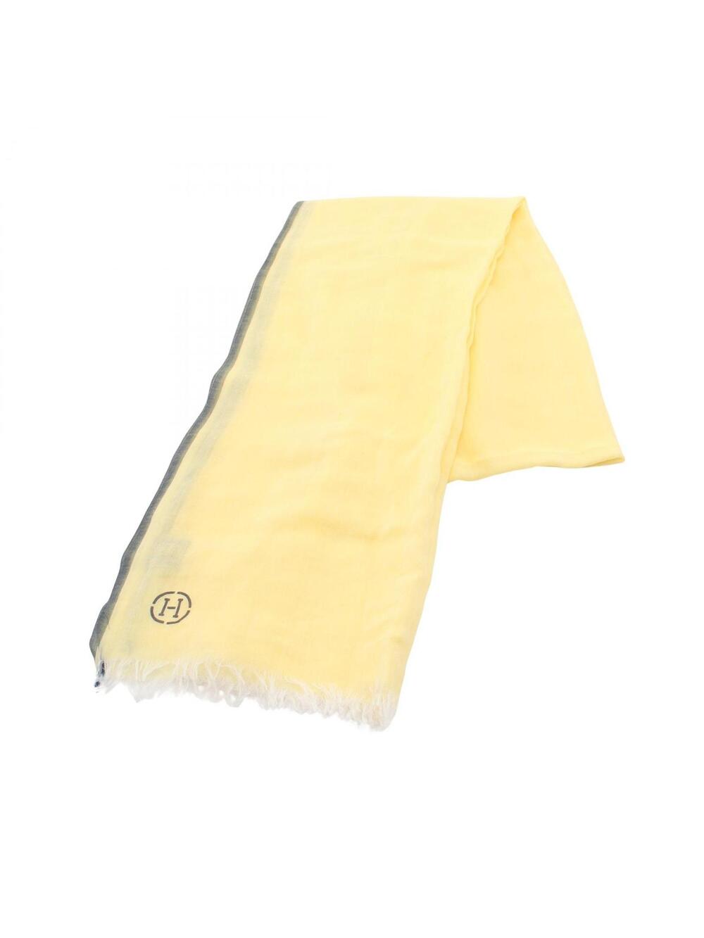 Hermes Naoshima H Logo Stole Wrap Scarf #351824H49B